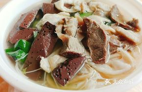 Luo Han Meat, Pig Intestine Head, and Blood Noodles