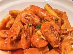 油焖金钱虾-老阿爸鲜鱼土菜(昆山花桥店)