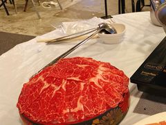 安格斯牛肉-鲜入围煮花胶鸡海鲜火锅