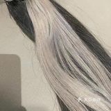 绝绝子羽毛接发挑染