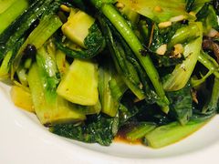 豆豉鲮鱼油麦菜-晚归月亮湾私家菜(临邑路店)