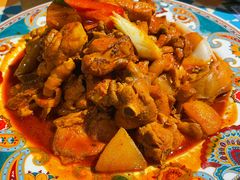 新疆大盘鸡（精选鸡腿加皮带面）-清真·古丽花儿·新疆美食(滨江道店)