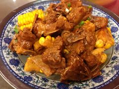 玉米烧排骨-刘胖子家常菜·蹄花焖藕(中南店)