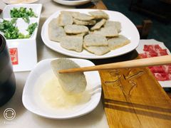 老北京炸灌肠-京门老爆三·铜锅涮肉 爆肚(安贞桥店)