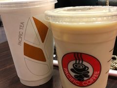 桂花乌龙茶拿铁-太平洋咖啡(青岛万象城店)