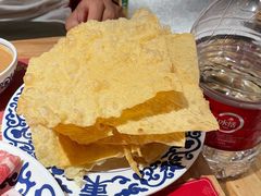 油炸黄豆油皮-东镇老火锅(长春路首店)