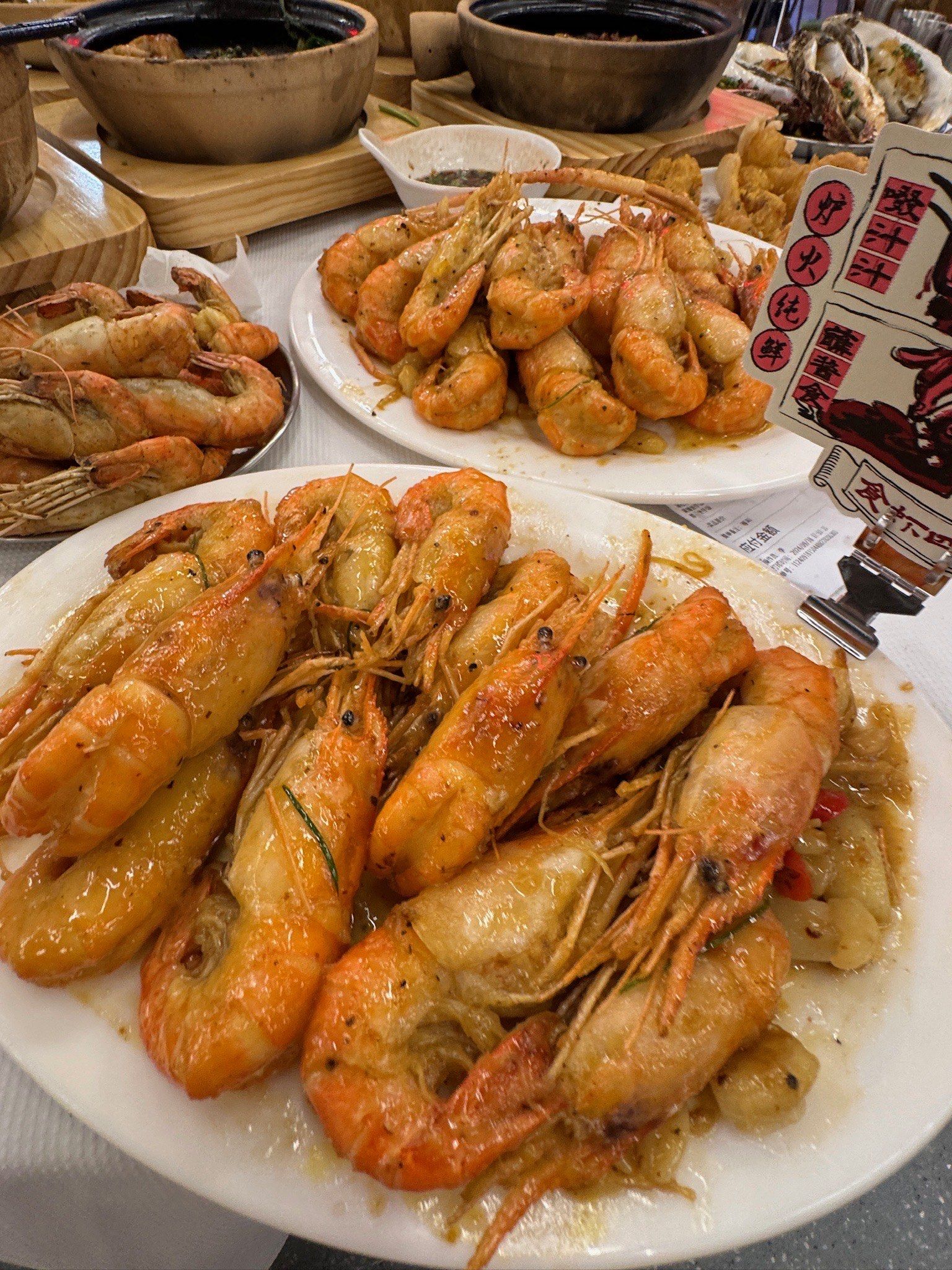 新开的大排档,就在雨花客厅!盲点了一桌都