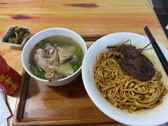 鸡翅汤拌面-富源春面馆(四川北路店)