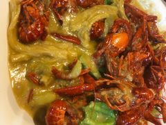 金汤蒜泥小龙虾-阿木龙虾·烧烤涮肉羊蝎子(栖山路店)