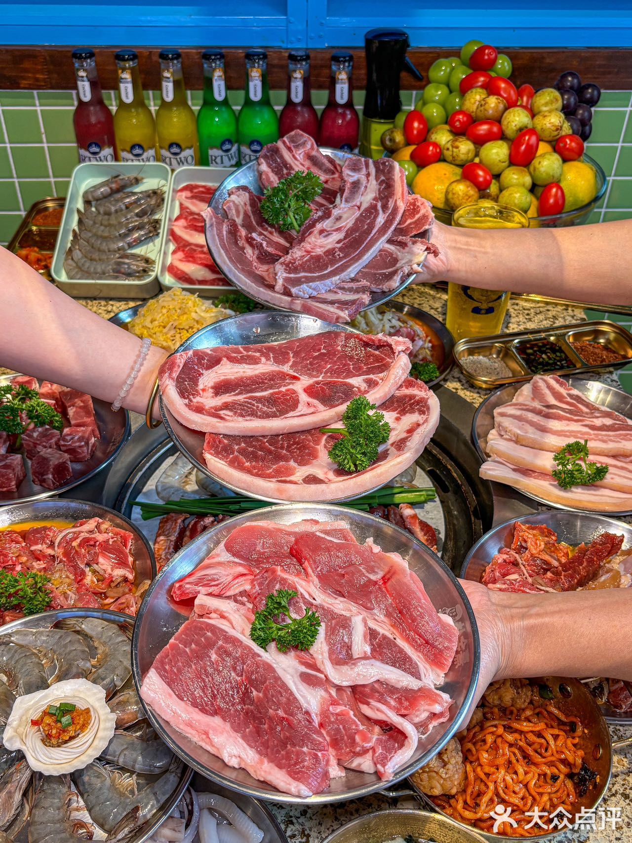 把3号线坐穿都要吃的一家韩式自助烤肉~~