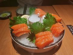 厚切深海三文鱼刺身-万岁寿司(天河领展店)