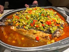 豆豉味烤鱼-江边城外烤全鱼(龙德广场店)