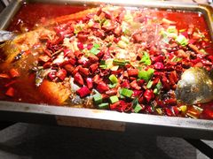 麻辣烤鱼-探鱼·鲜青椒爽麻烤鱼(北京路天河城店)