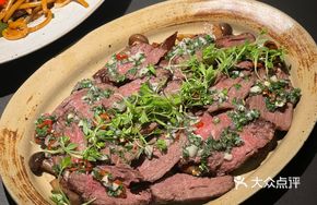 Grilled South American Ribeye with Porcini Mushrooms