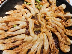 大公鸡粘卷子-华盛园卷子王农家菜水库鱼