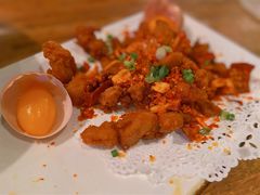 辣酥鸡拼芒果蛋-胡桃里音乐酒馆(仓山万达店)
