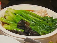 手捏菜炒蘑菇-新白鹿餐厅(龙游路总店·杭帮菜名店)