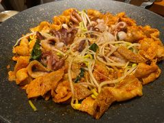 铁板章鱼五花肉-春熙台韩国料理·章鱼肥牛(西丽店)