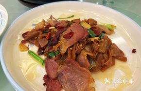 Fern Noodles with Preserved Meat