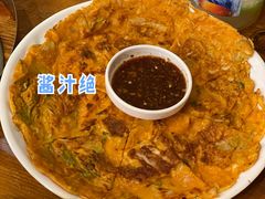 泡菜饼-喇喇排骨火锅·传统韩式脊骨汤(望京西园总店)