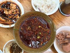 水煮肉片-雨田饭店