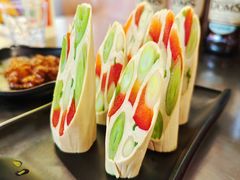 特色豆腐卷-清真地锅烤肉