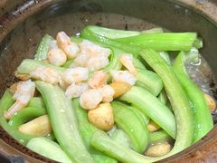 湖虾仁玉带丝瓜-南京大牌档(香港广场店)
