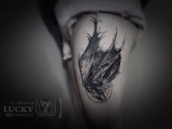 -幸运7纹身刺青Lucky7tattoo