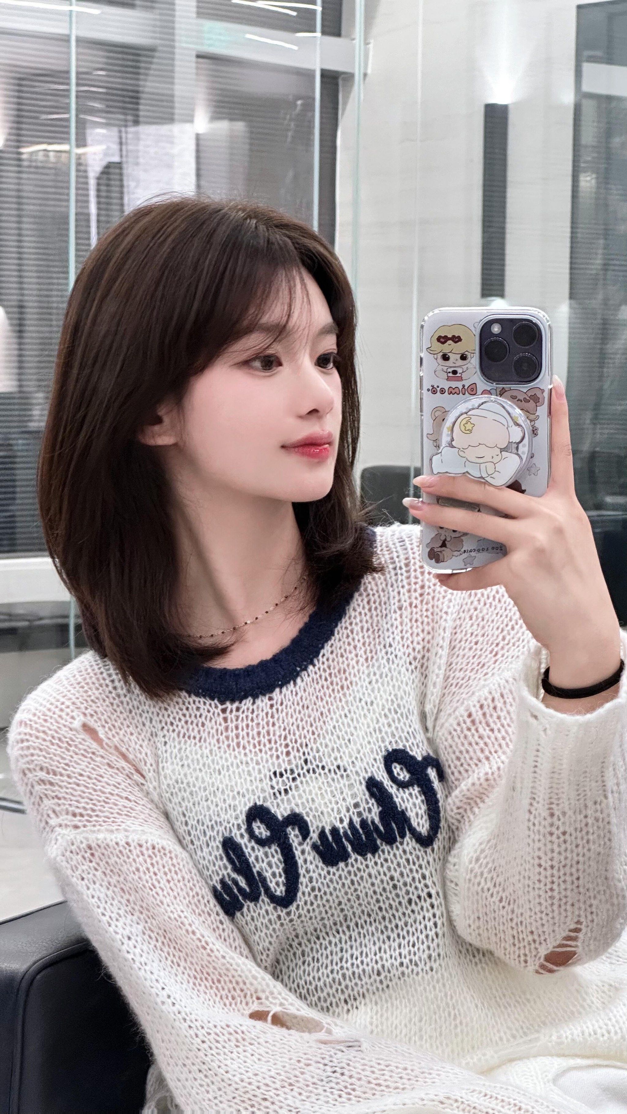 初恋头少女锁骨发型
