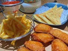 鸡翅薯条-叶派龙虾•招牌香辣蟹·海鲜(中海国际店)