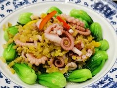 雪菜炒活八爪鱼-宁波状元楼酒店(和义路店)