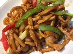 XO酱爆白玉菇虾仁-大树餐厅(红旗街万达店)