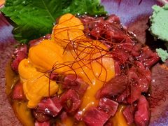 生牛肉拌海胆-九州酒场ひこぞう(2号店)