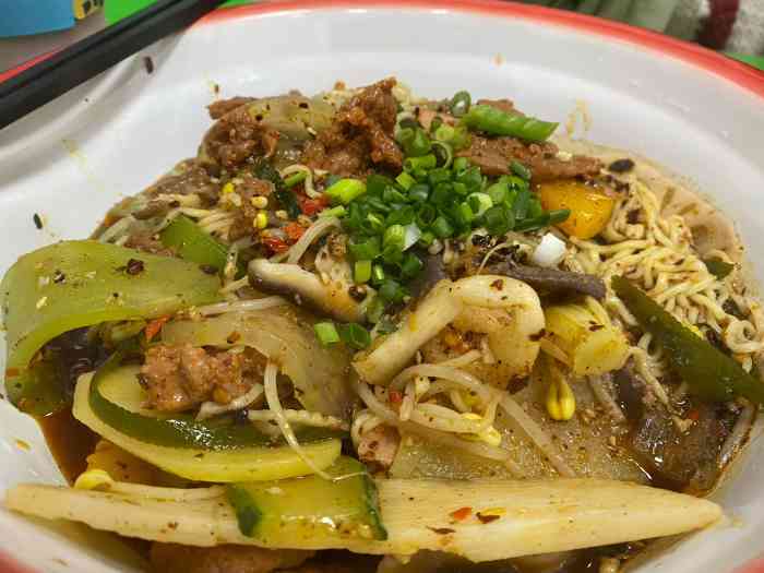 不是外人干拌冒菜(林荫街店)-"口味:藤椒味干拌冒菜的味道本身还不错