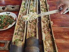 竹筒鸡肉饭-香竹农庄•传统竹筒饭(十年店)
