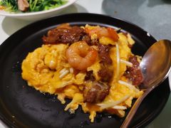 韭黄牛肉炒滑蛋-东海海鲜酒家(中信广场店)