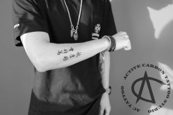 文字-AC TATTOO 纹身