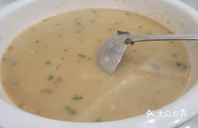 Sesame Leaf Tofu Soup