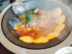 -北京龙庆四季香农家饭庄·灶台鱼·碳烤虹鳟鱼(龙庆峡店)