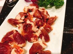 烤鸡心-猪啊牛呀羊啊铜盘烤肉(正大广场店)