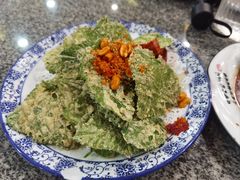 面拖桑树叶-天台徐家小吃