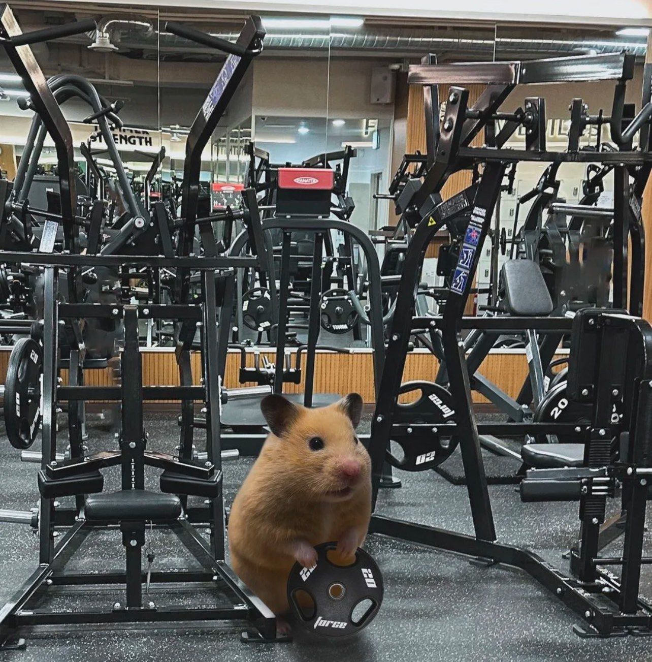 小老鼠也要健身