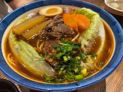 原汤补气金钱腱面-千金一碗·宝岛一村(韩国街店)