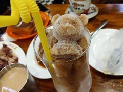 小熊冻奶茶-澳门陈光记烧味饭店(南京德基广场店)