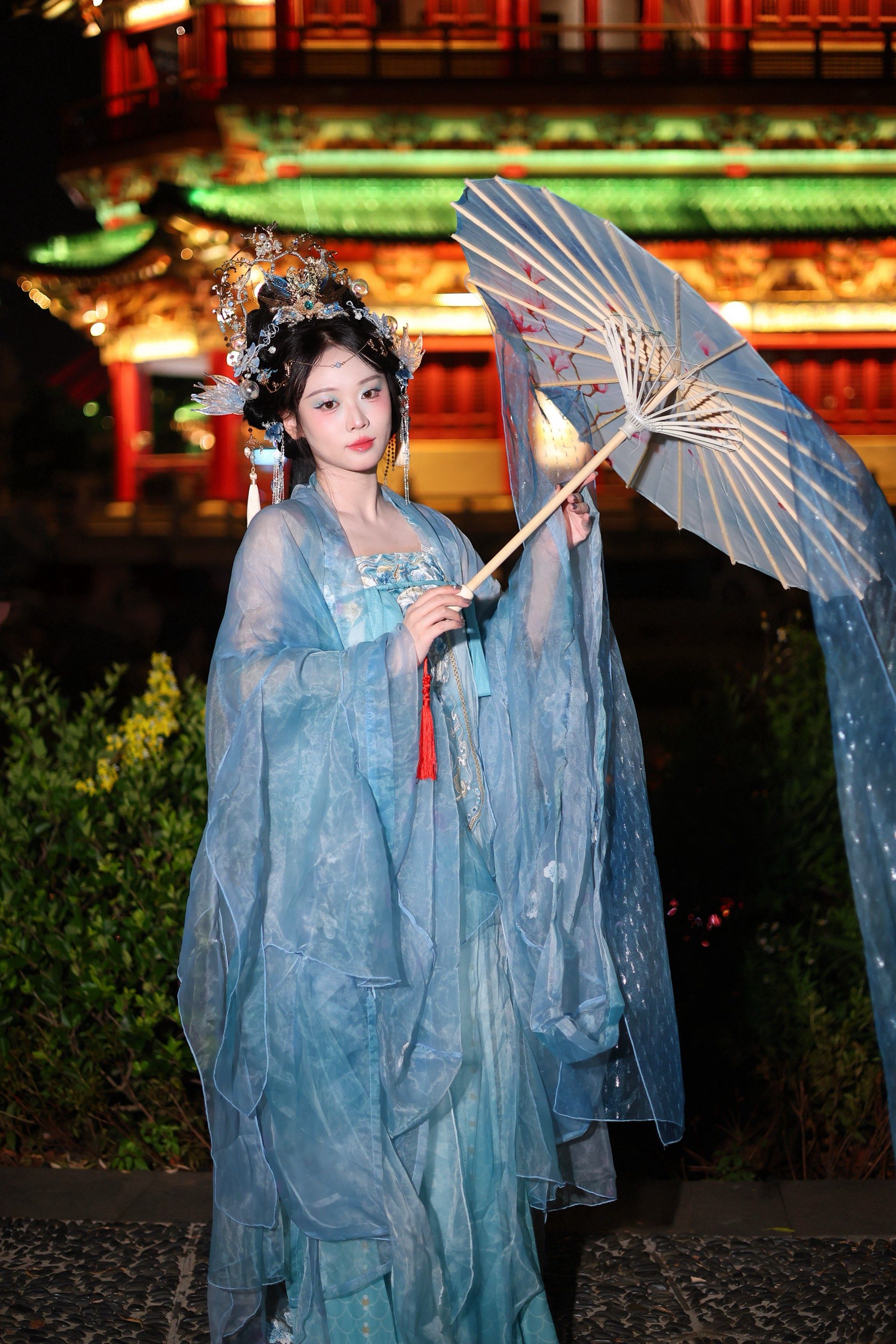 滕王阁!国风人鱼公主造型真的美哭了