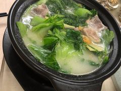 咸骨煲淋水东芥菜-盈旺小厨·非遗黄鳝饭(泰康路店)
