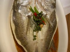 葱椒鲈鱼-绿茶餐厅(西单老佛爷店)