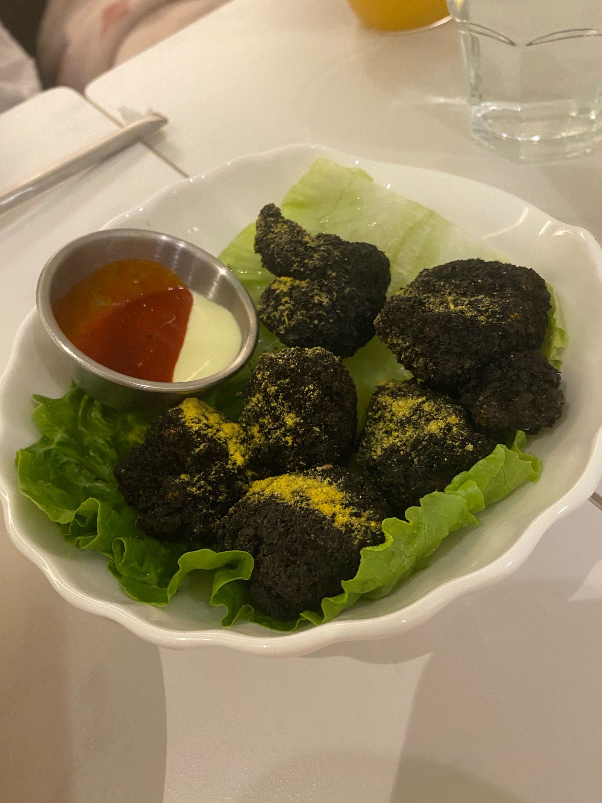 黑金鸡块