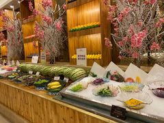 自助取餐区-芭菲盛宴·环球美食(锦城万达广场店)