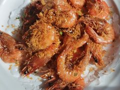 椒盐南美白对虾-不仔客海鲜·烧烤·270度海景餐厅(大东海店)